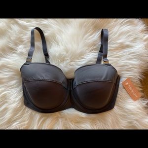 Charcoal NWT ThirdLove Balconette Bra Size 34F